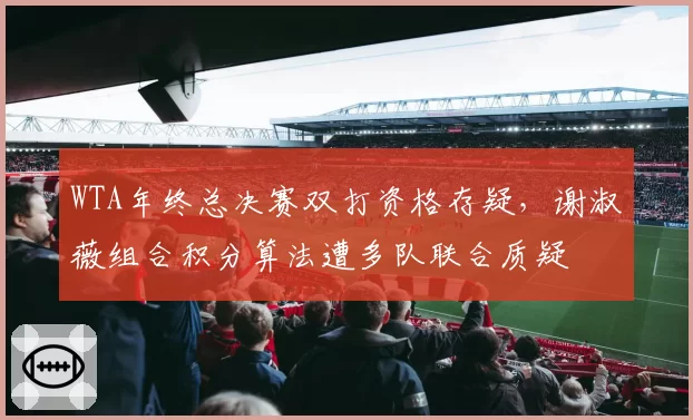 WTA年终总决赛双打资格存疑,谢淑薇组合积分算法遭多队联合质疑